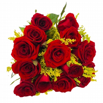 Buquê De 12 Rosas Vermelhas Com Tango